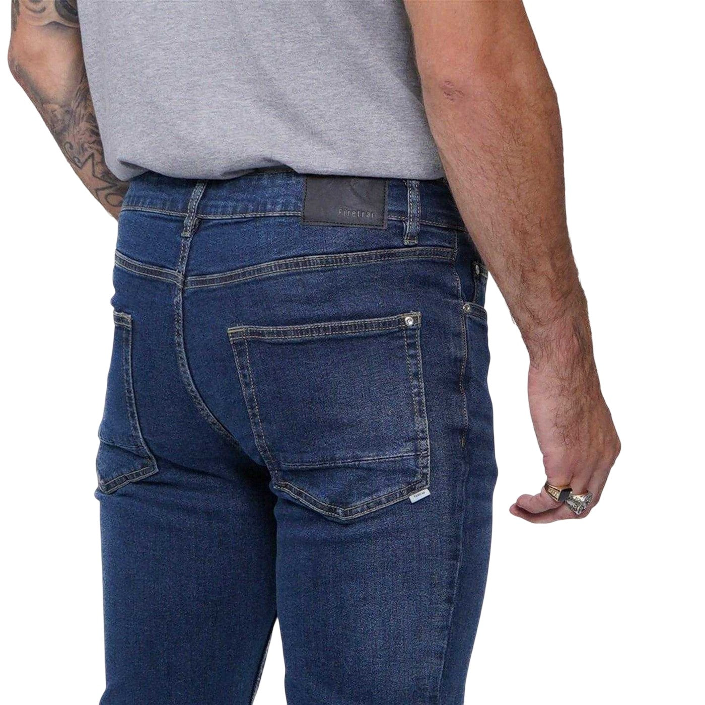 Dark Wash - Lifestyle - Firetrap Mens Denim Skinny Jeans