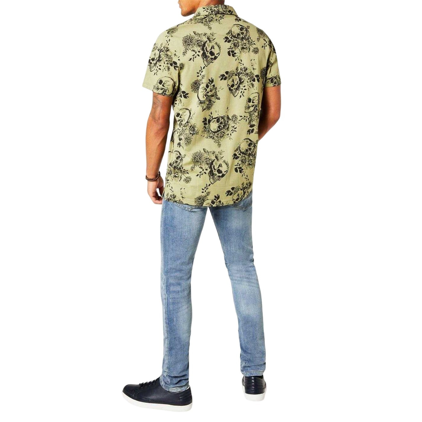 Bleach Wash - Pack Shot - Firetrap Mens Denim Skinny Jeans