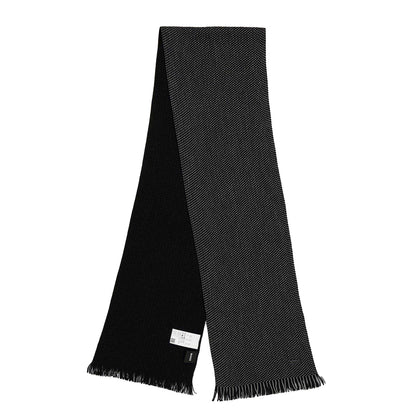 Black - Back - Boss Mens Midweight Midweight Hat And Scarf Set