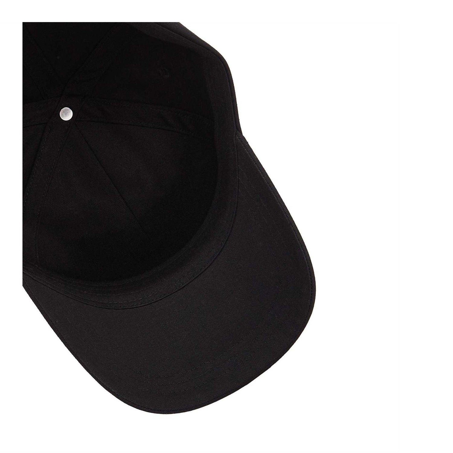 Black - Side - Calvin Klein Childrens-Kids Jeans Monogram Everyday Baseball Cap