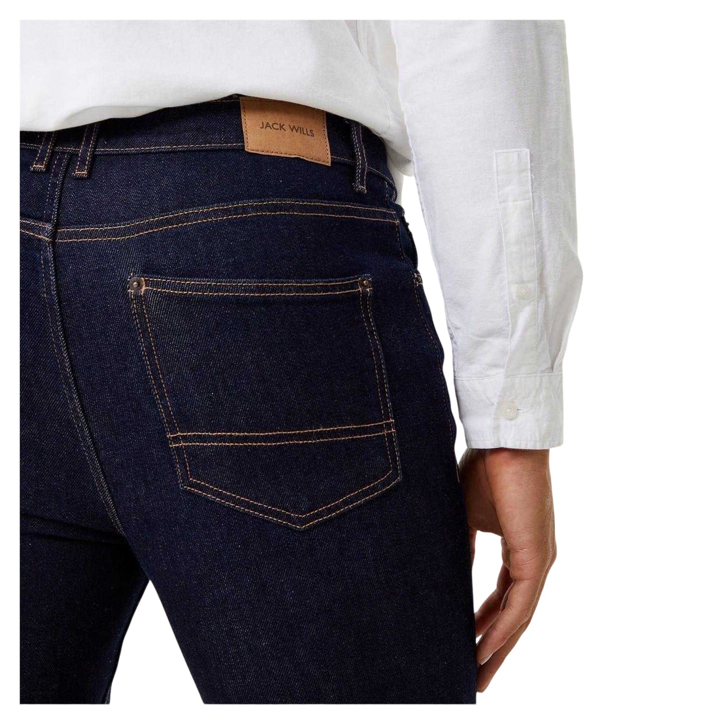 Rinse Wash - Side - Jack Wills Mens Denim Skinny Jeans