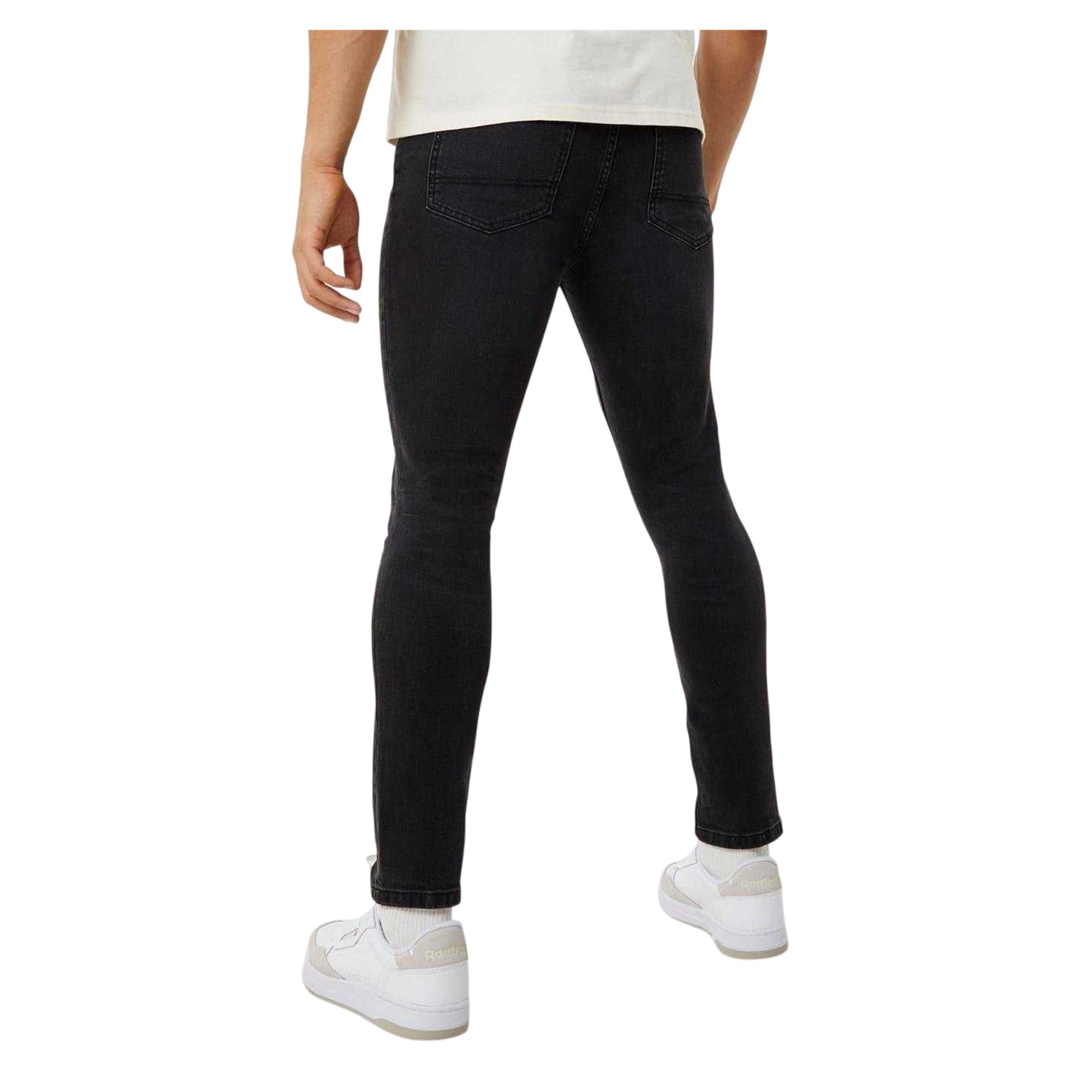 Washed Black - Back - Jack Wills Mens Denim Skinny Jeans