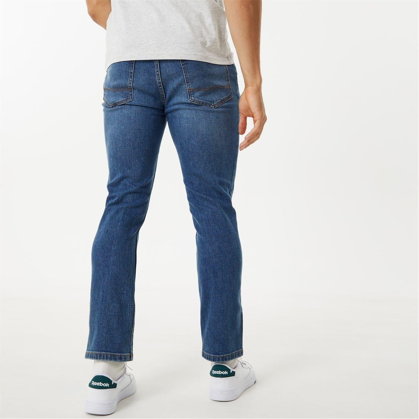 Mid Indigo - Back - Jack Wills Mens Denim Skinny Jeans