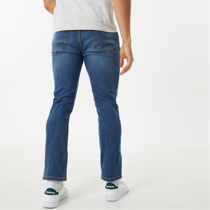 Mid Indigo - Back - Jack Wills Mens Denim Skinny Jeans