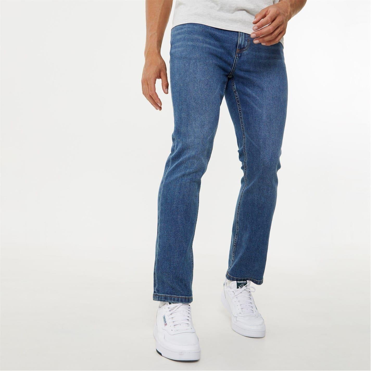 Mid Indigo - Lifestyle - Jack Wills Mens Denim Skinny Jeans