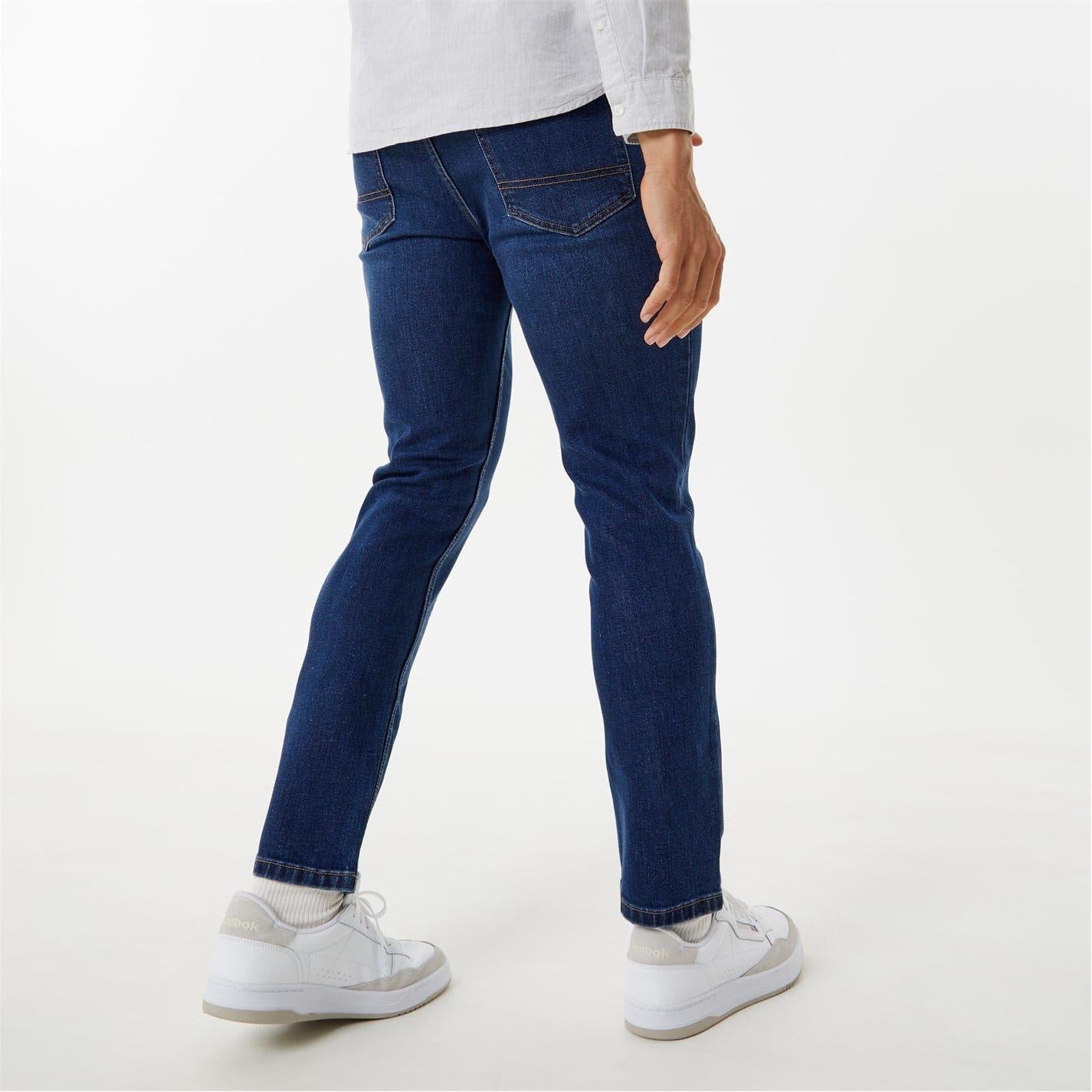 Dark Indigo - Back - Jack Wills Mens Denim Skinny Jeans