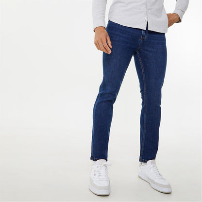 Dark Indigo - Lifestyle - Jack Wills Mens Denim Skinny Jeans