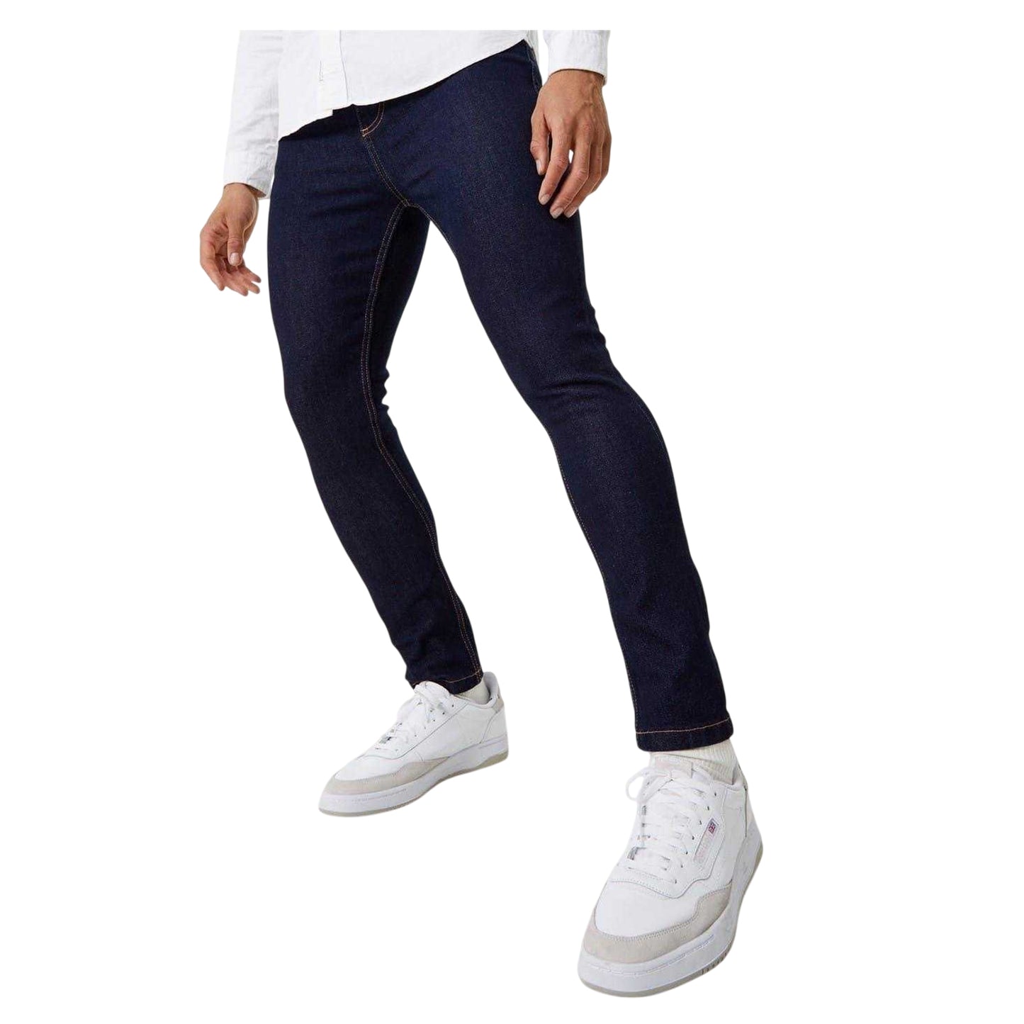 Rinse Wash - Front - Jack Wills Mens Denim Skinny Jeans