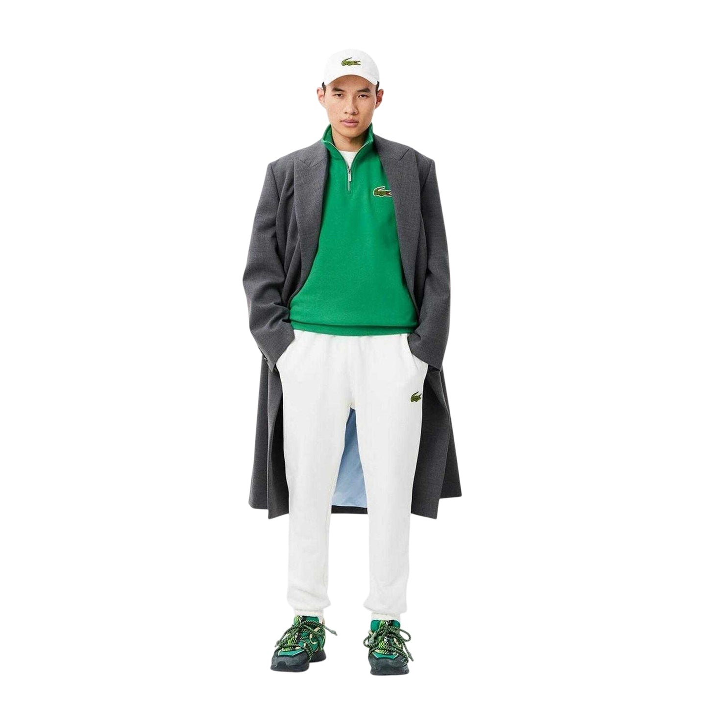Green - Lifestyle - Lacoste Unisex Adult Accent Sweatshirt
