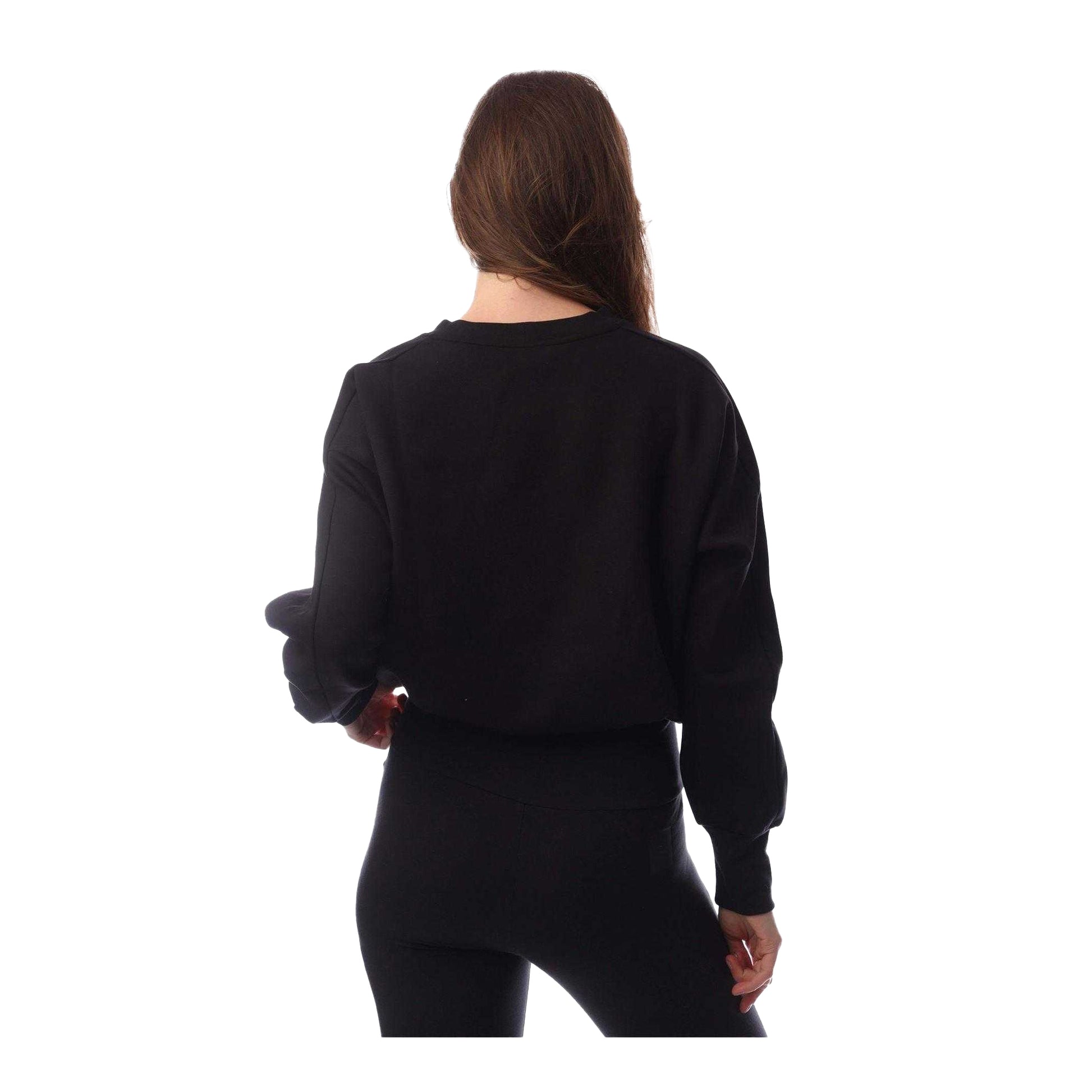 Black - Back - Emporio Armani Womens-Ladies Sweatshirt