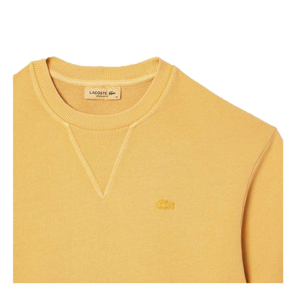 Orange Melange - Side - Lacoste Womens-Ladies Natural Dyed Oversized Hoodie