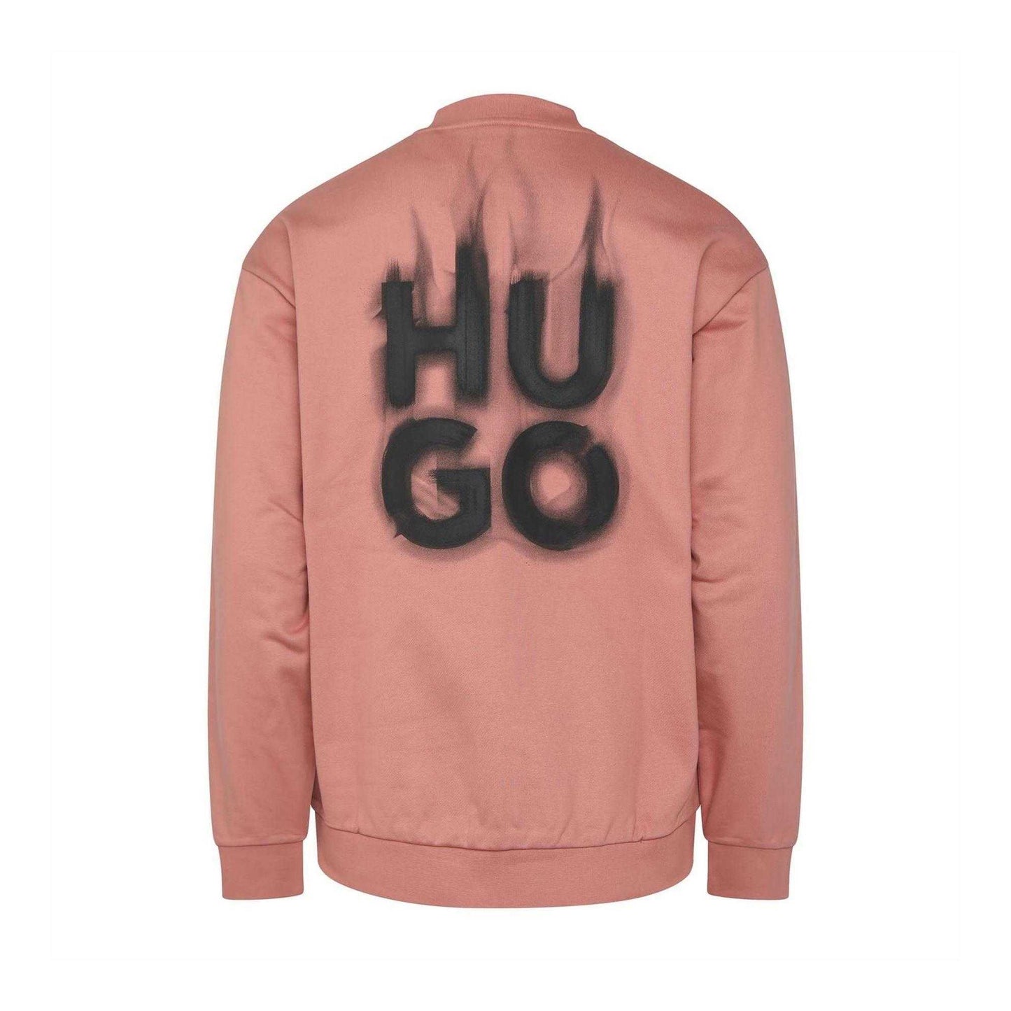 Pink - Back - Hugo Mens Smoke Sweatshirt