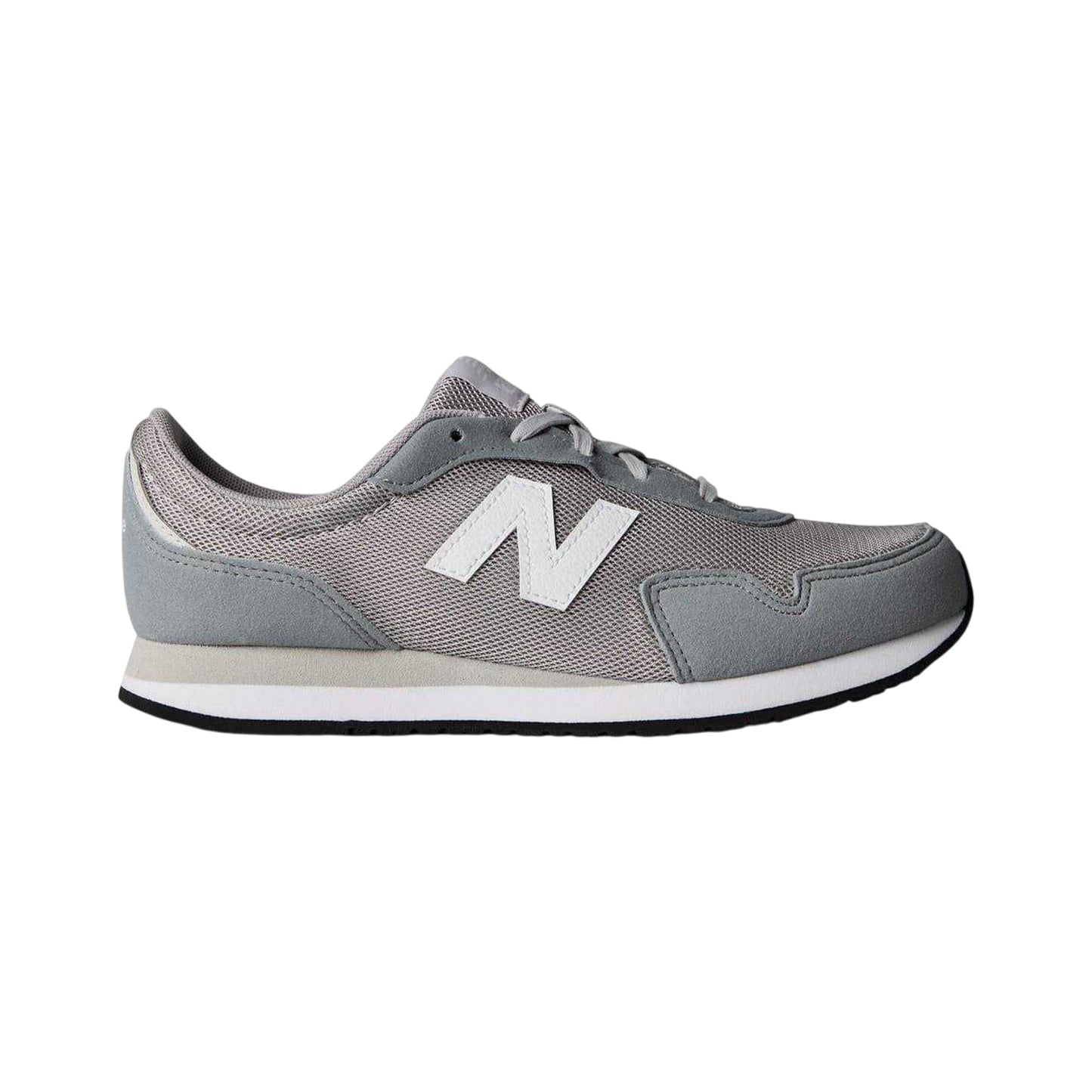 Grey - Lifestyle - New Balance Childrens-Kids Suede Running Trainers