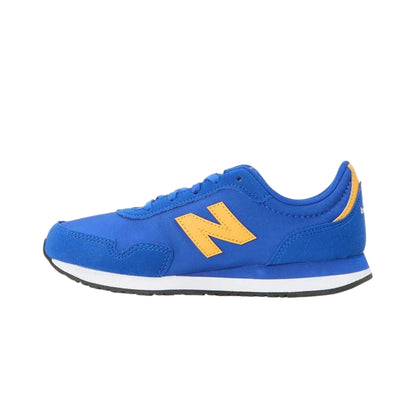 Royal Blue - Back - New Balance Childrens-Kids Suede Running Trainers