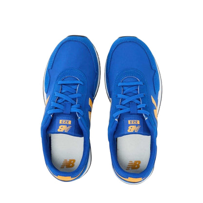 Royal Blue - Side - New Balance Childrens-Kids Suede Running Trainers