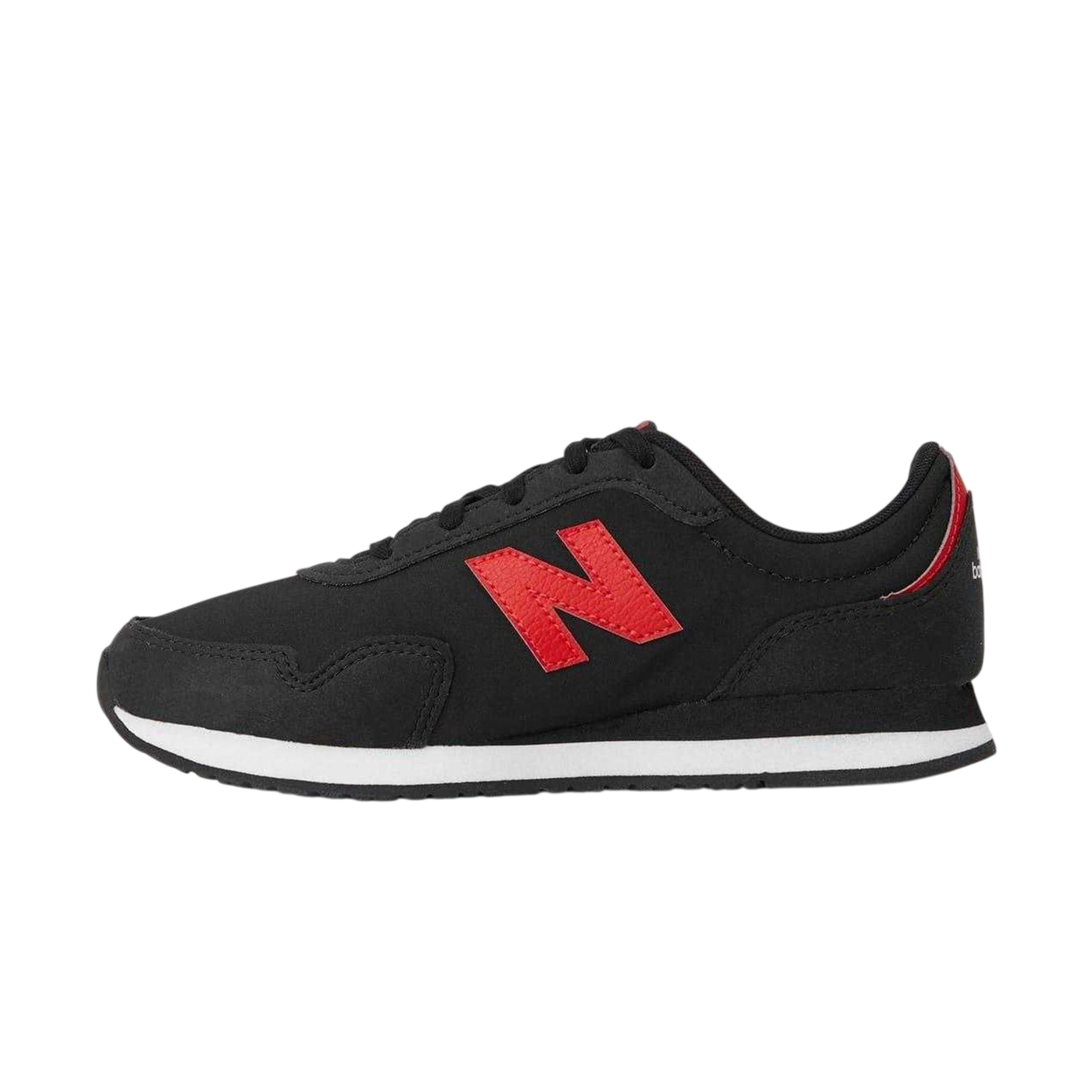 Triple Black - Back - New Balance Childrens-Kids Suede Running Trainers