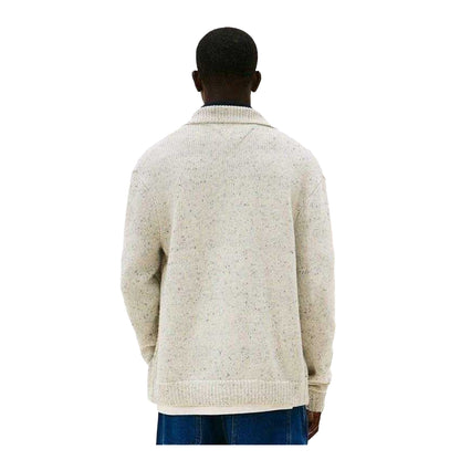 Black Marl - Back - Tommy Jeans Mens Cardigan