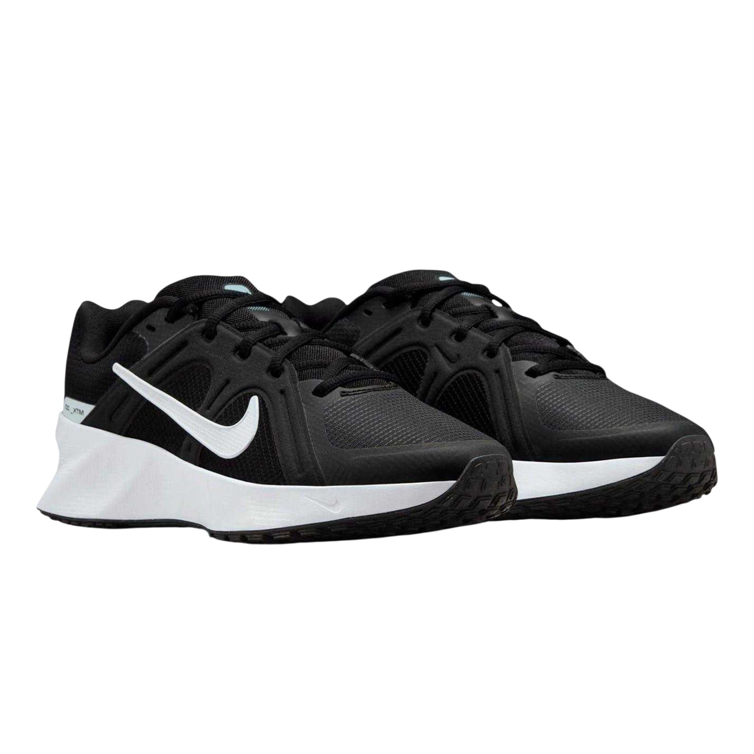 Black-White - Front - Nike Womens-Ladies Metro Tek Trainers