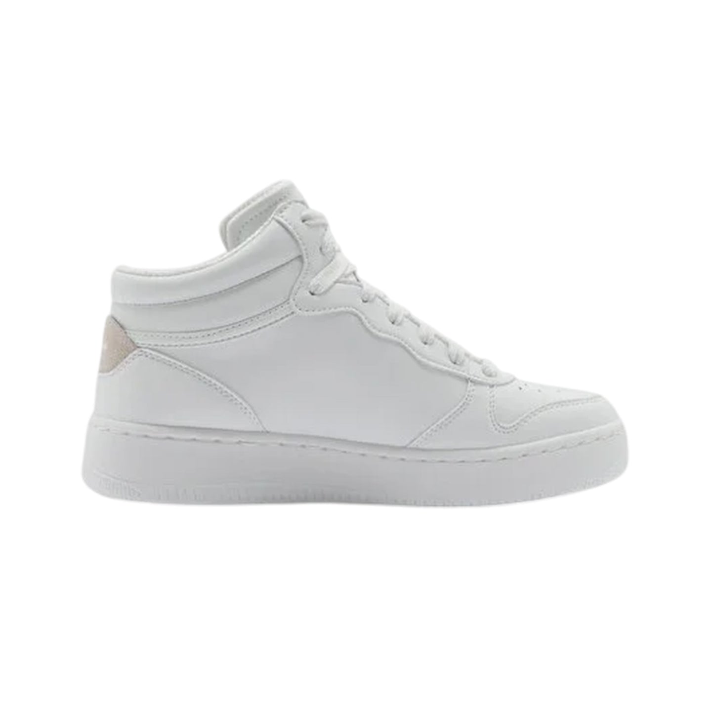 White - Lifestyle - Skechers Womens-Ladies Leather High Top Trainers