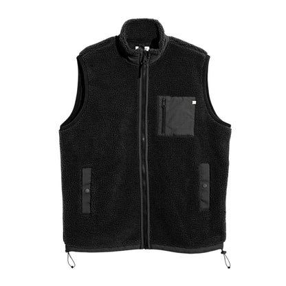 Black - Front - Farah Mens Grant Fleece Gilet