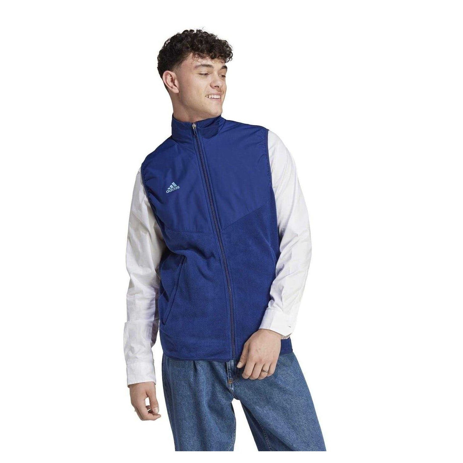 Blue - Lifestyle - Adidas Mens Tiro Sport Gilet