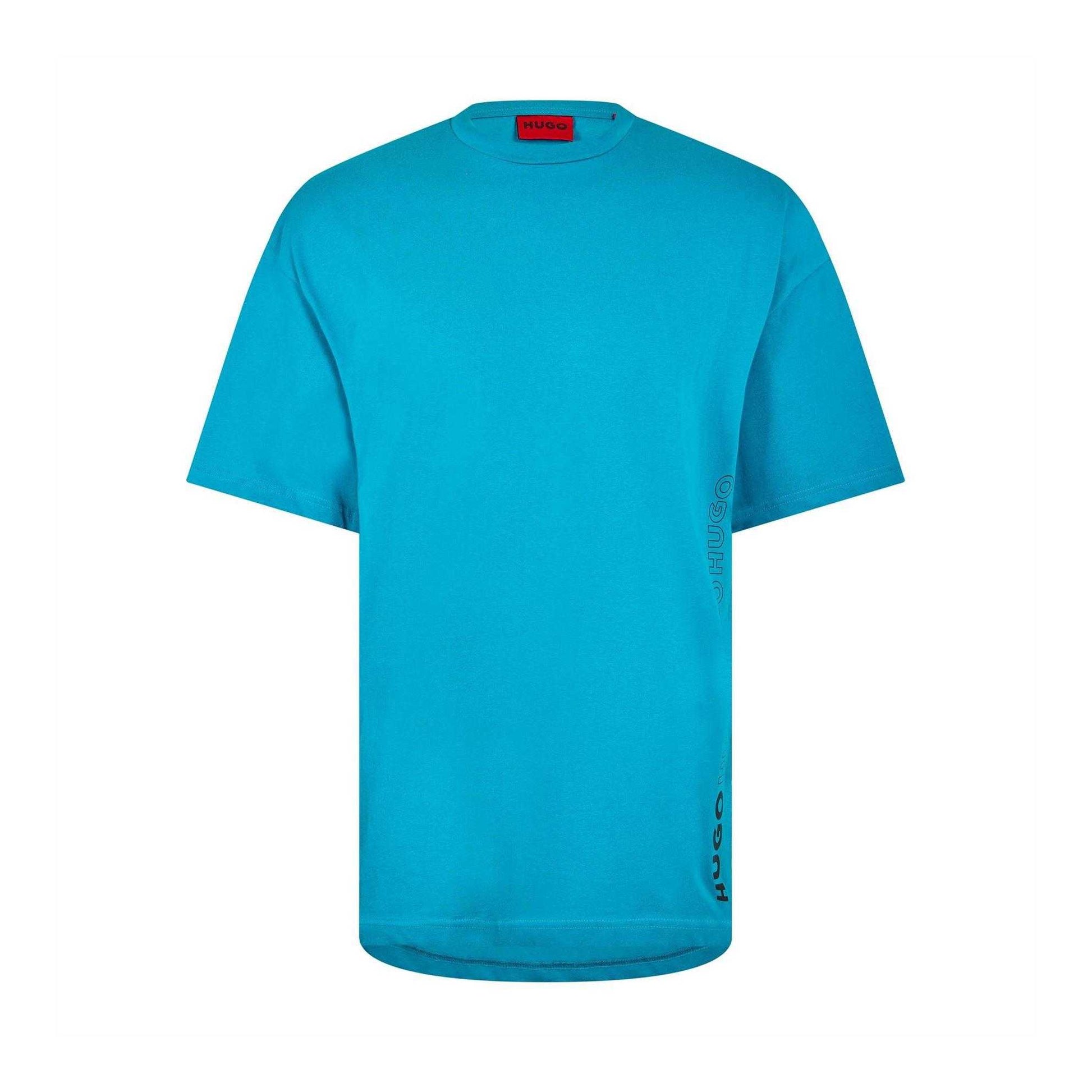 Green - Front - Hugo Mens Tiki T-Shirt