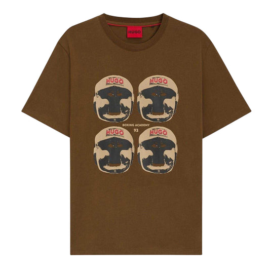 Medium Brown - Front - Hugo Unisex Adult T-Shirt