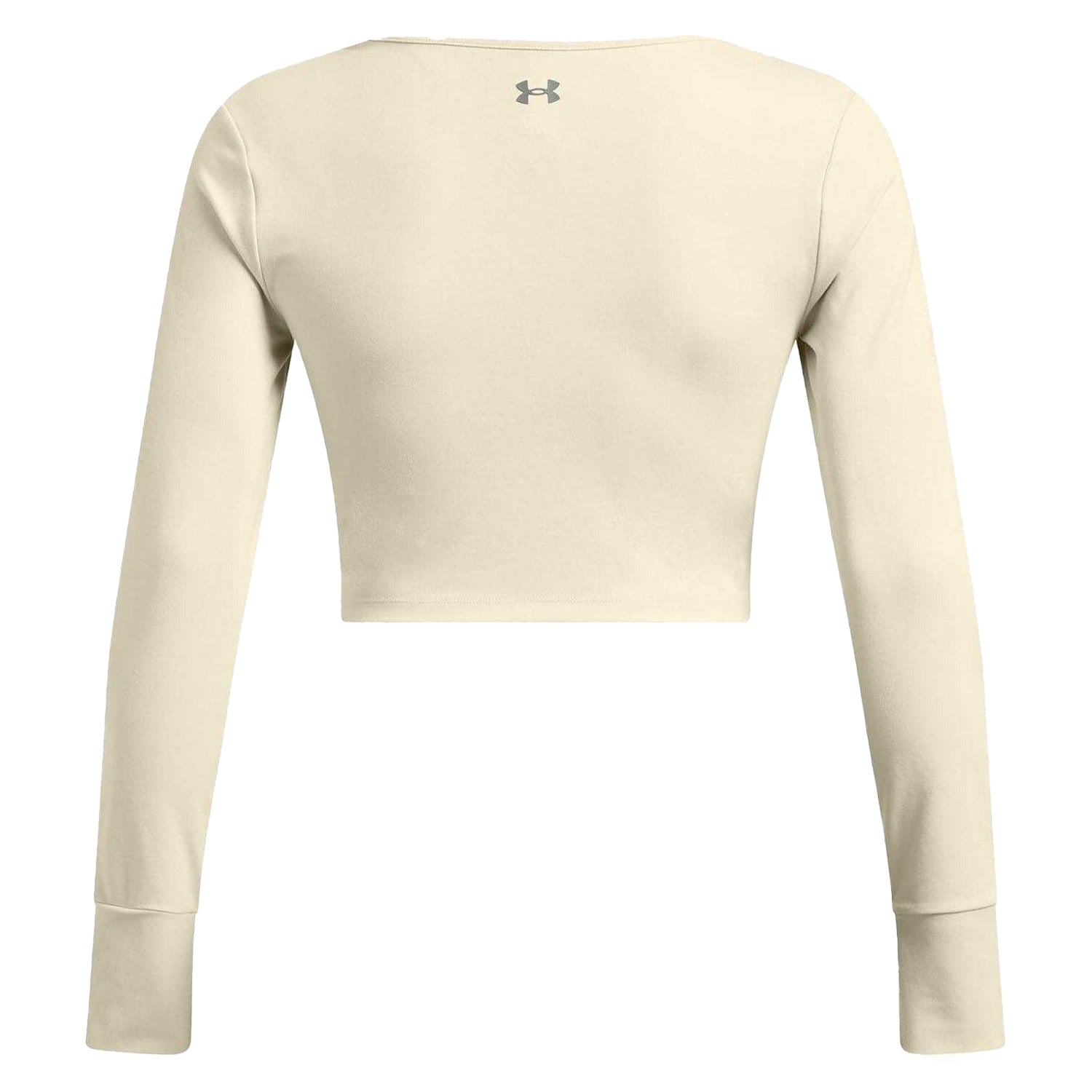 Brown - Back - Under Armour Womens-Ladies Project Rock Long-Sleeved T-Shirt