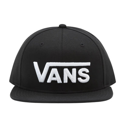 Black - Front - Vans Classic Logo Cotton Casual Cap