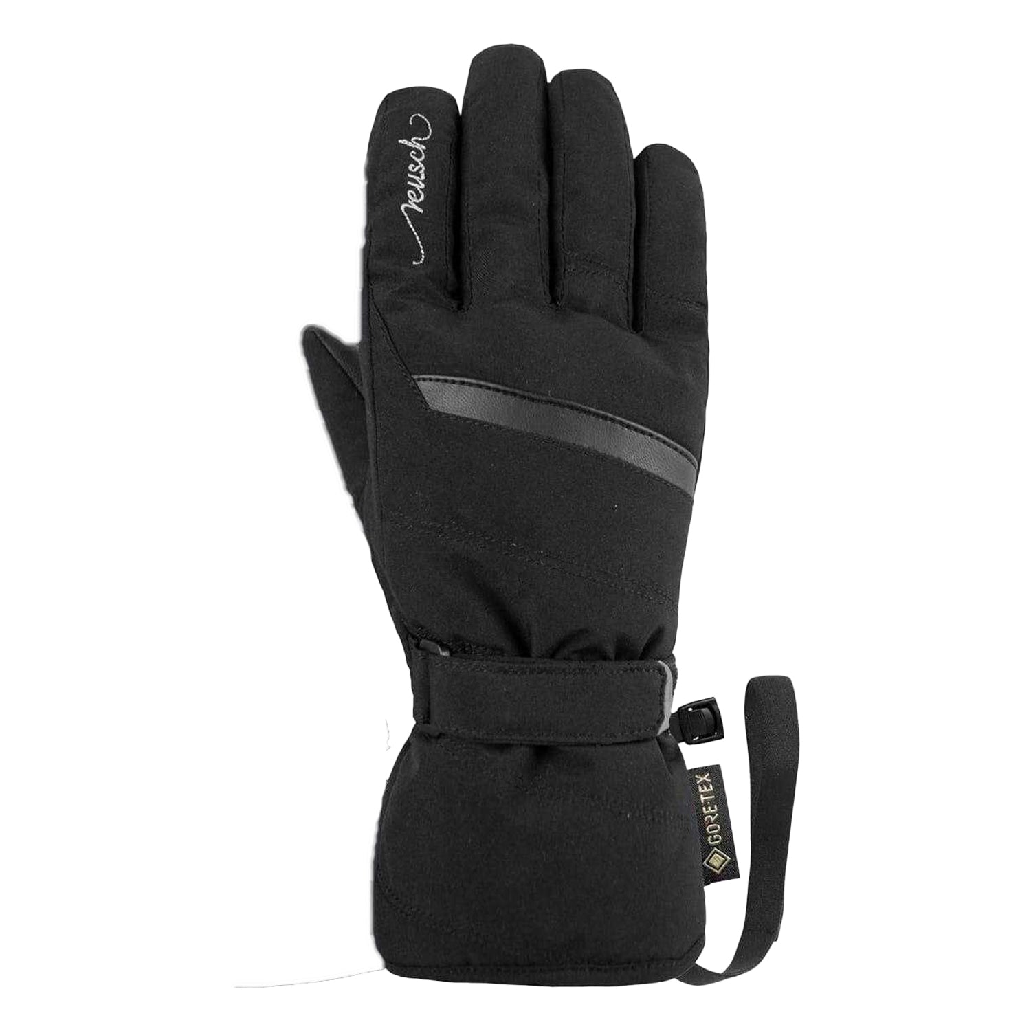 Black - Front - Reusch Unisex Adult Sandy GORE-TEX Logo Ski Gloves