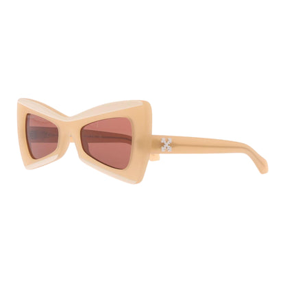 Sand Brown - Front - Off White Nashville Angular Sunglasses
