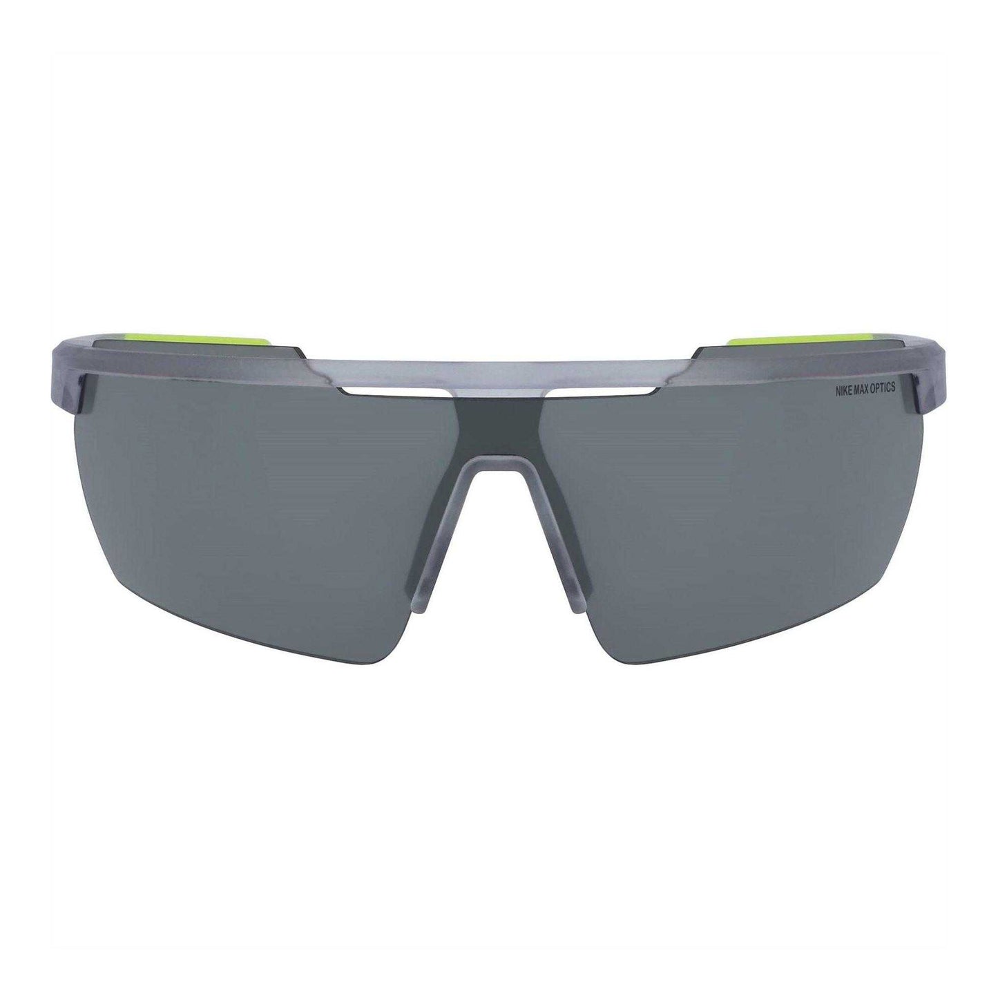 Grey-White-Silver - Front - Nike Elite Wrap Sports Sunglasses
