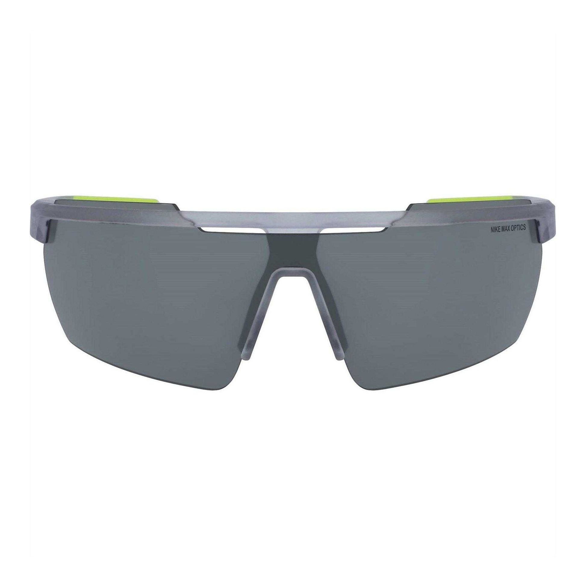 Grey-White-Silver - Front - Nike Elite Wrap Sports Sunglasses