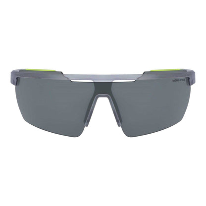 Grey-White-Silver - Front - Nike Elite Wrap Sports Sunglasses