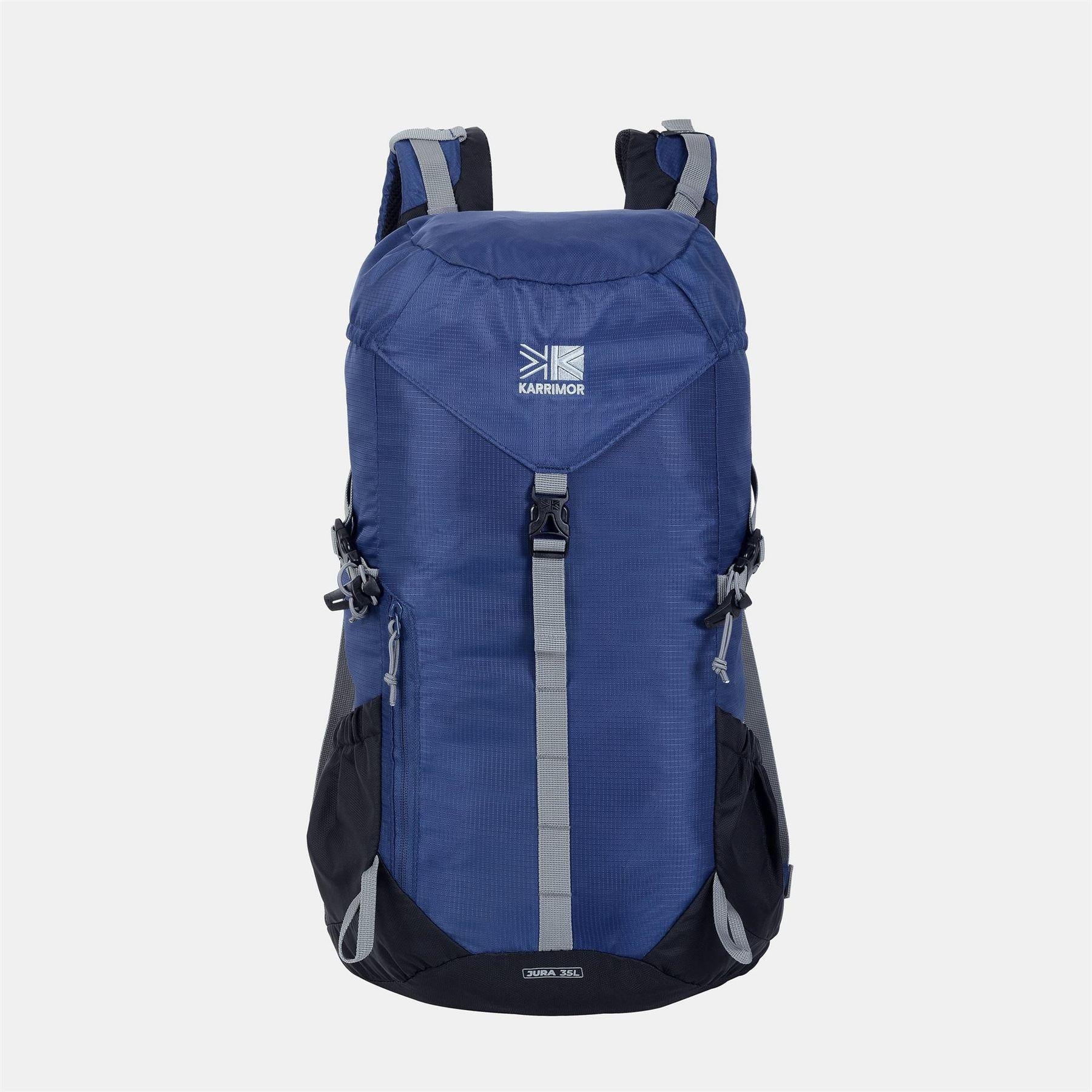 Navy - Front - Karrimor Jura Logo Trekking 35L Backpack