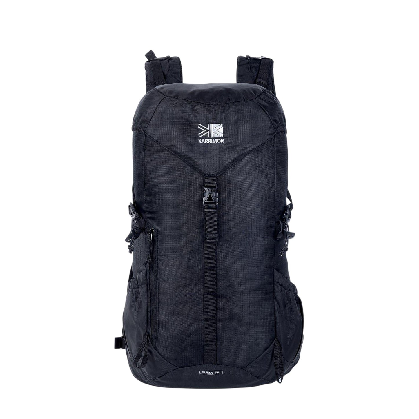 Black - Front - Karrimor Jura Logo Trekking 35L Backpack