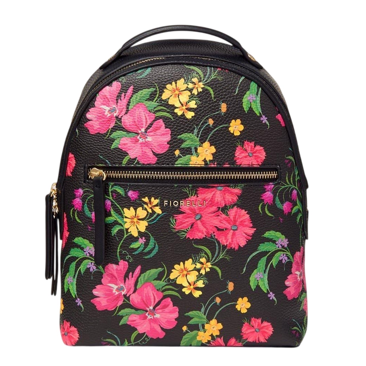 Black-Multicoloured - Front - Fiorelli Anouk Floral Backpack