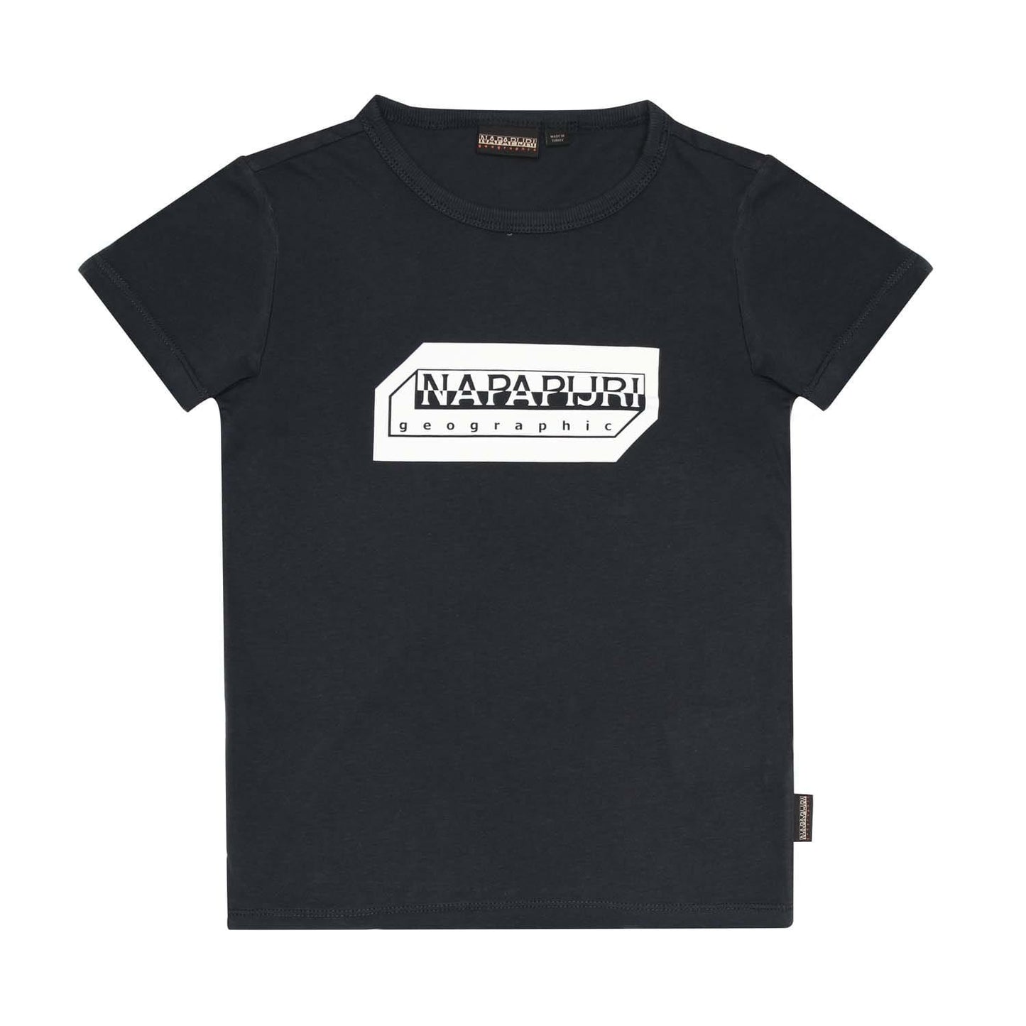 Navy - Front - Napapijri Childrens-Kids Kitik T-Shirt