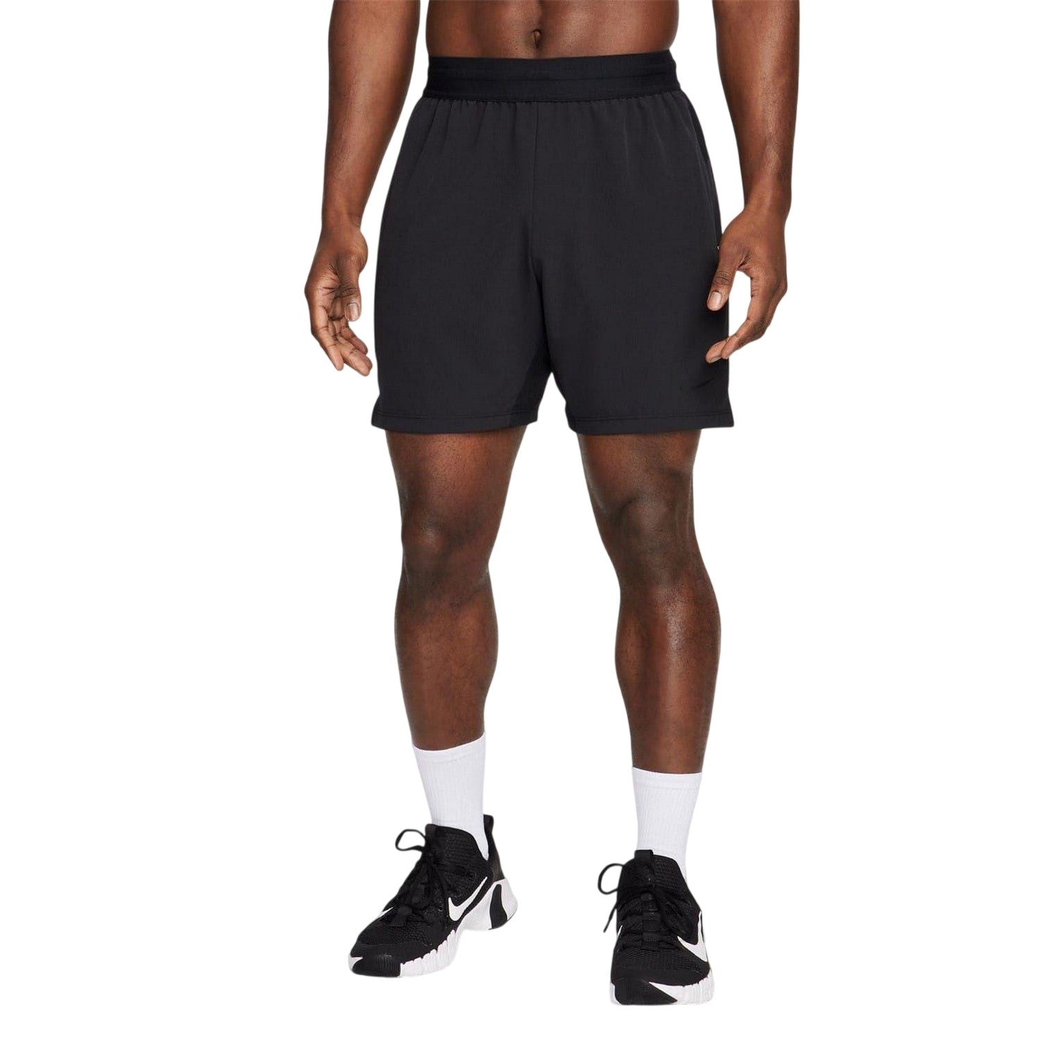 Black - Side - Nike Mens Pro Rep Flexible Dri-FIT Shorts