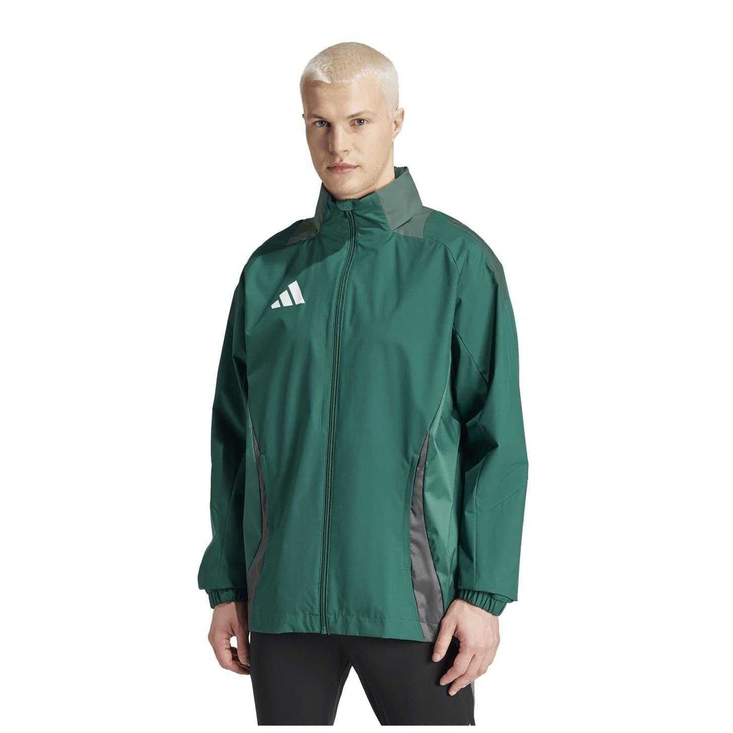 Dark Green - Pack Shot - Adidas Mens Tiro 24 Competition Anorak