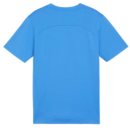 Blue - Back - Puma Childrens-Kids TeamFinal Performance T-Shirt