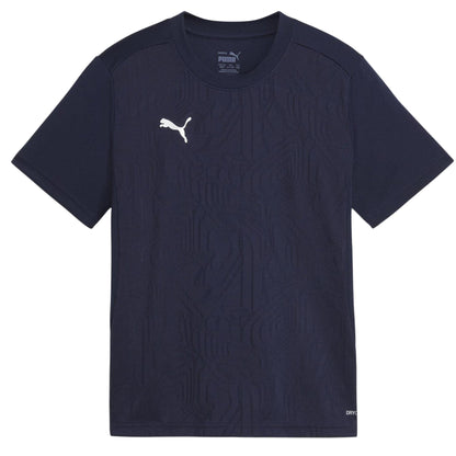 Navy - Front - Puma Childrens-Kids TeamFinal Performance T-Shirt