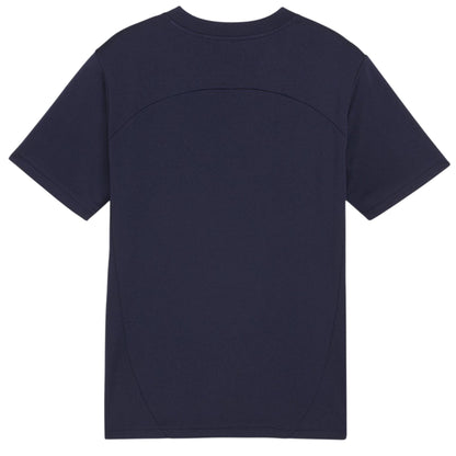 Navy - Back - Puma Childrens-Kids TeamFinal Performance T-Shirt