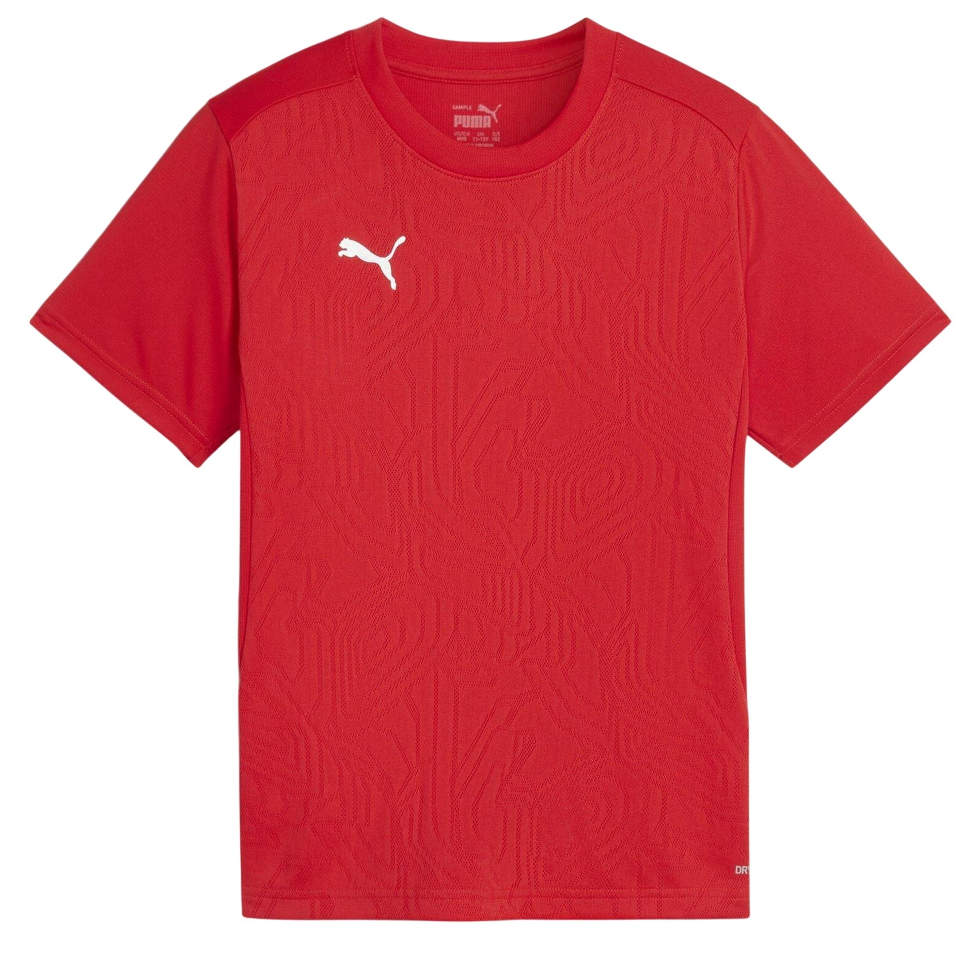 Red - Front - Puma Childrens-Kids TeamFinal Performance T-Shirt