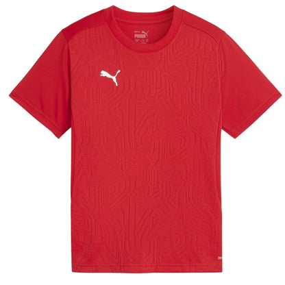 Red - Front - Puma Childrens-Kids TeamFinal Performance T-Shirt