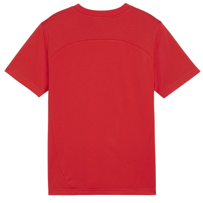 Red - Back - Puma Childrens-Kids TeamFinal Performance T-Shirt