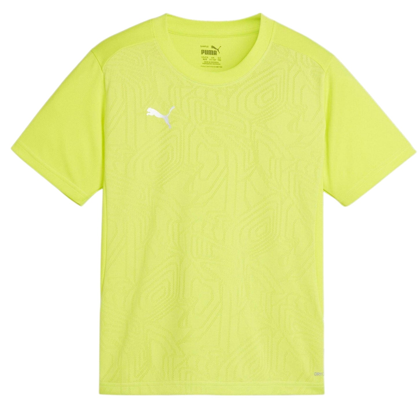 Yellow - Front - Puma Childrens-Kids TeamFinal Performance T-Shirt