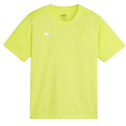 Yellow - Front - Puma Childrens-Kids TeamFinal Performance T-Shirt