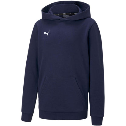 Peacoat - Front - Puma Childrens-Kids TeamGoal 23 Casuals Drawstring Hoodie