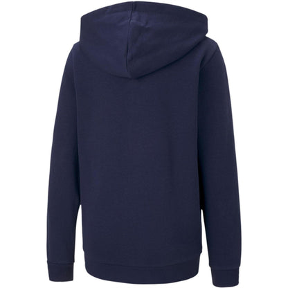 Peacoat - Back - Puma Childrens-Kids TeamGoal 23 Casuals Drawstring Hoodie